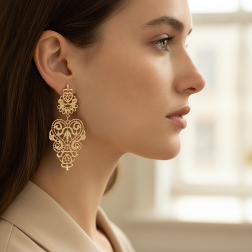 Agnes Gold Earrings