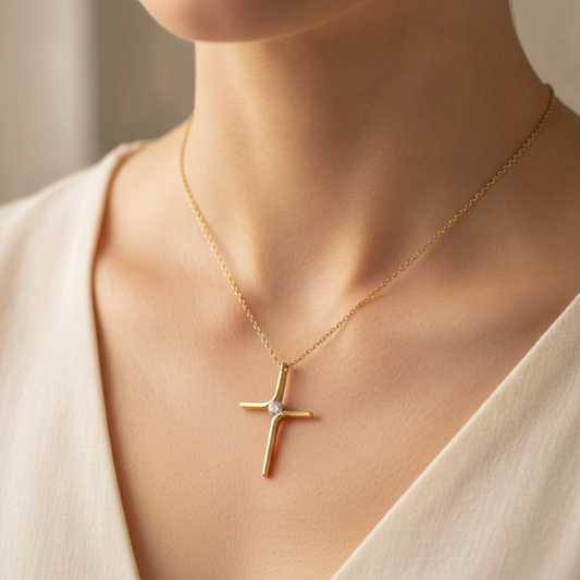 Titanium Cross Necklace