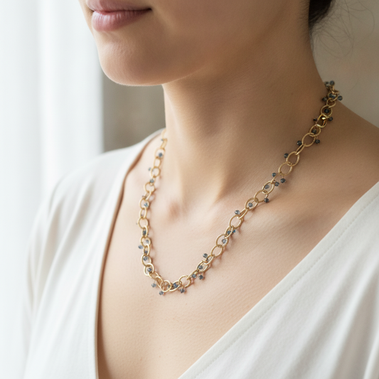 Droplet Chain Necklace