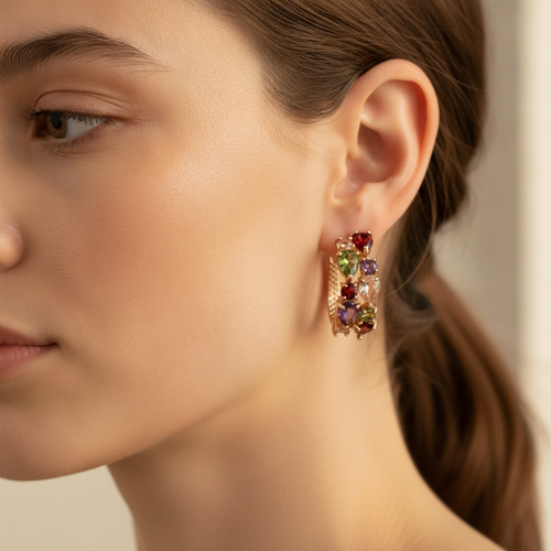 Crystal Zircon Ear Cuffs