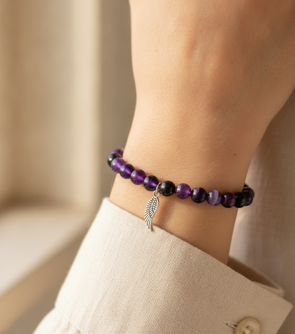Guardian Angel Crystal Bracelet