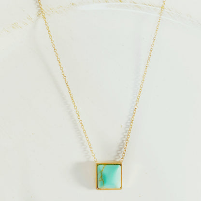 Square Drop Necklace